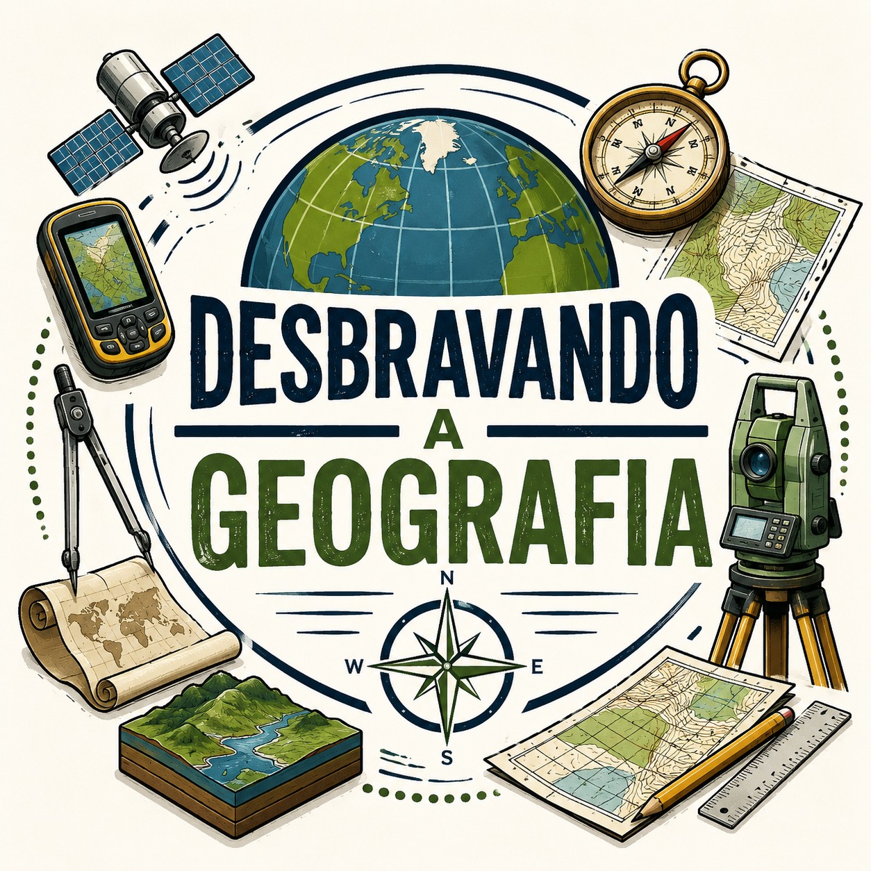Logo Desbravando Geografia